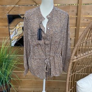 Cheetah blouse